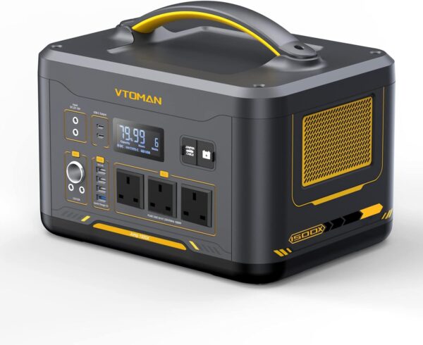 Jump 1500X Portable Power Station 1500W - 828Wh LiFePO4 Battery Power Station Solar Generator